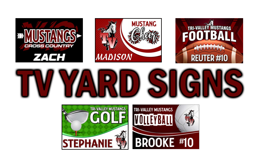 Yard Signs for 15 Tri-Valley Activities