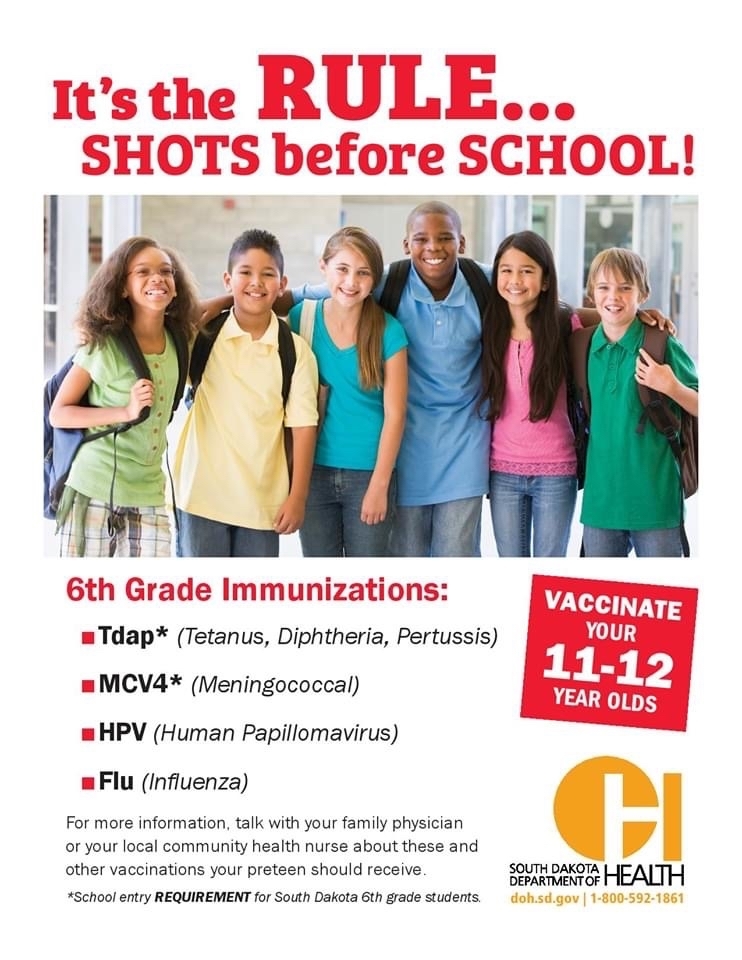 6th Grade Immunizations